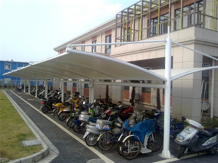 膜結(jié)構(gòu)自行車(chē)棚電瓶車(chē)棚